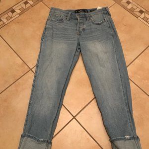 Hollister low rise boyfriend jeans